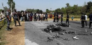 मोटरसाइकल ठोक्किएर आगलागी हुँदा जलेर मृत्यु भएका तीन विद्यार्थीको पहिचान खुल्यो